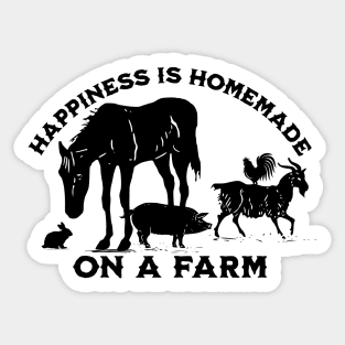 Happiness is on a Farm Sticker